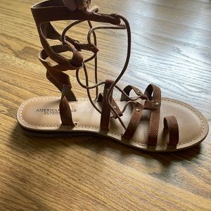 American Eagle Gladiator Sandal - size 8
